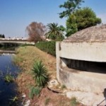 Pillbox by Ponte Grande bridge, Syracuse, Sicily - Operation Ladbroke