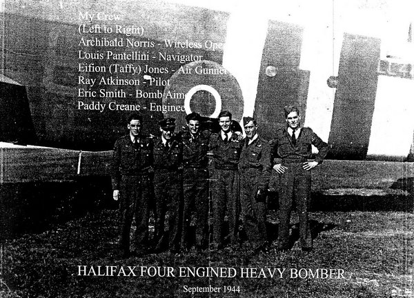 Ray Atkinson & Halifax crew, Sept 44