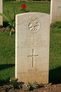 James Carr grave in CWGC Syracuse